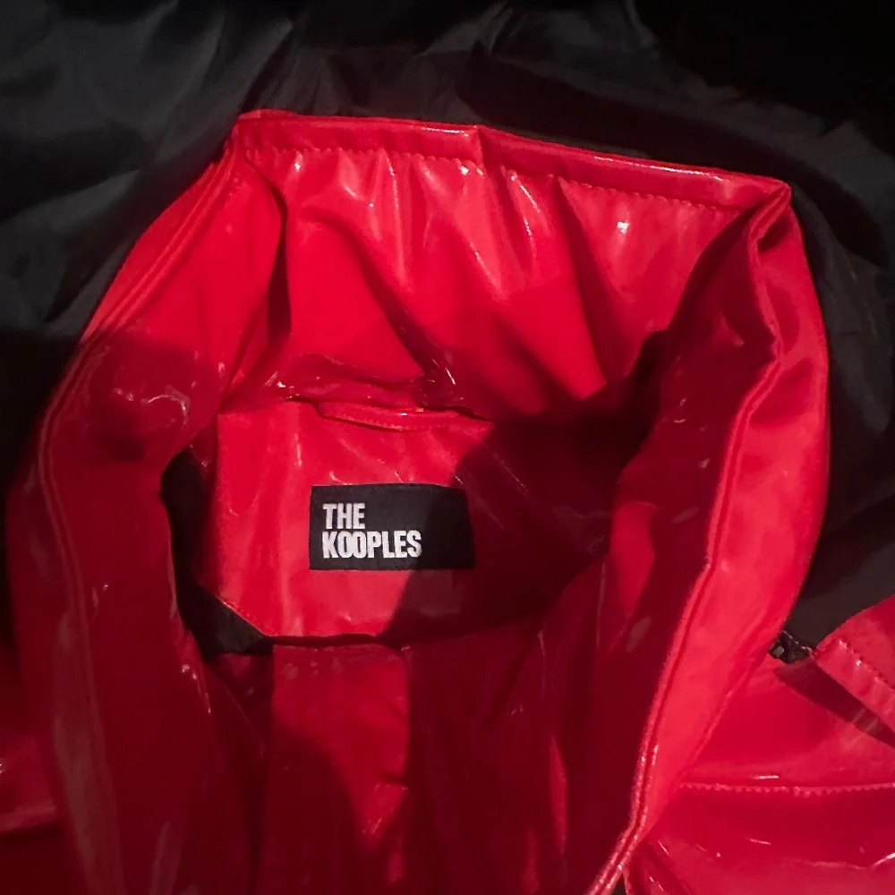 THE KOOPLES Insane Glossy Red Puffer Coat Sz M NEW $698!! - Picture 5 of 6